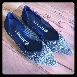 Rothy’s Slate Metallic The Point -limited edition